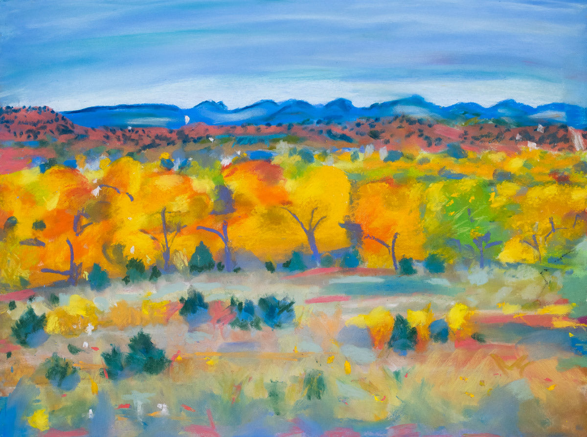 On the Road to Taos in the Fall